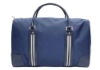 blue pu travel bag