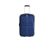 blue quilted president luggages