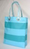 blue strip fashion promotional bag nylon