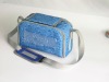 blue summer party beer can cooler bag