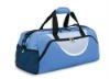 blue travel luggage