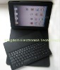bluetooth keyboard with leather casae for Ipad 2 movable