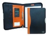 bonded leather conference folder