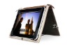 book style leather pouch bag leather case for ipad ipad 2