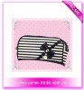 bow black cosmetic bag