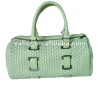 braided greem fashion PU bag