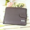 branded leather men's wallet 06007129