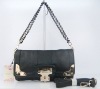 branded shoulder lady handbag with metal chain