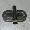brass alloy turn lock for bags