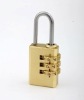 brass combination lock