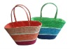 brief design wheat straw woven handbag