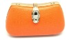 bright PU hard clutch bag/evening bag