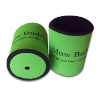 bright green neoprene cooler