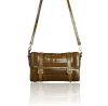 brilliant bundle lock squama pattern PU handbag 2012