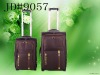 brown EVA travel trolley luggage bag