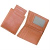 brown PU  credit card holder