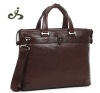 brown briefcase