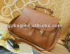 brown fashion design pu hand bag