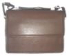 brown genuine leather man fashion bag