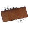 brown genuine leather wallet with fashion style purse