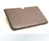 brown leather simple case for ipad