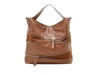 brown pu handbags