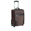 brown soft nylon luggage