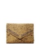 brown spots leather purse