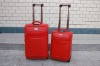 business PU luggage  trolley bag 2pcs/set