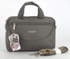 business green laptop briefcase