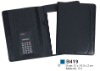 business zipper pu folder/portfolio