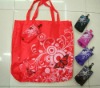 butterfly Eco foldable polyester shopping bag with small pouch