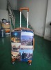 cabin size trolley case & new design trolley luggage - A8138 scenery for black