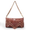 camel leather bag (EMG311)