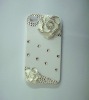 camellia crystal phone case