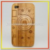 camera Decorative pattern wood case for iphone 4