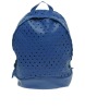 candy pu backpack with hole