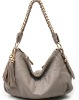 cansual style ladies leather tassel handbags
