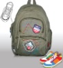 canvas school backpack for teens