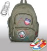 canvas school backpack for teens