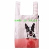 cartoon foldable canvas shopping tote bag(KY-00029)