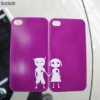 cartoon   purple  Cell phone case for htc