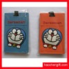 cartoon shape rubber pvc luggage tag