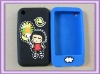 cartoon silicon mobile phone case for iphone 3g
