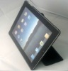 case for ipad 2 /cover/ skin w/Stand , Black & Brown