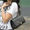 casual&classic black ladies sling bag