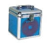 cd case, acrylic case, aluminum case in blue color can print logo you need