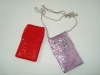 cell phone pouch,  phone bag , mesh pouch