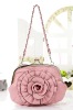 charm leather flower shoulder bag 016