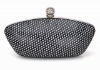 charming crystal embossed PU evening bag